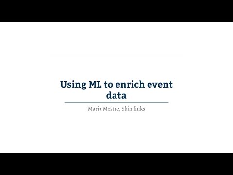Using Machine Learning