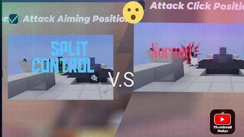 Normal controls vs Split controls//Which is best for pvp// #amaanbg #mattsun #geronanibg #bedwars