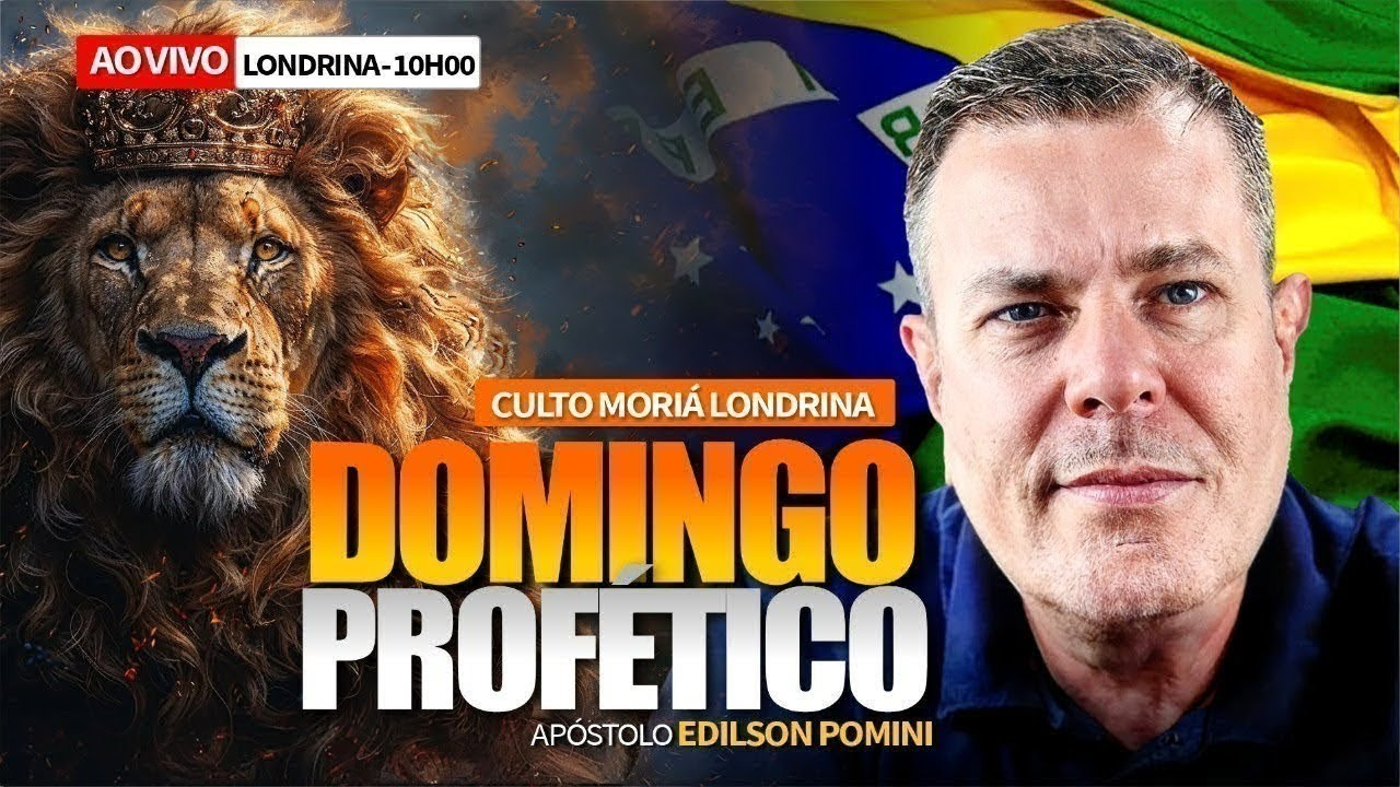 🟢 DESDOBRAMENTOS PROFÉTICOS - DOMINGO PROFÉTICO | APÓSTOLO EDILSON POMINI 04/01/2025