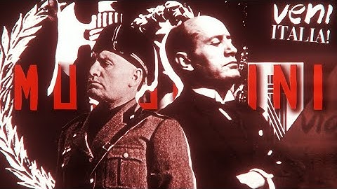 Mussolini Edit | Mareux - Killer