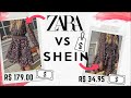 SHEIN VS ZARA HAUL | Encontrei as mesmas roupas na ZARA e na SHEIN
