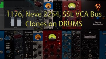 1176,  Neve 2254,  SSL VCA Bus Compressor Clone Goodness
