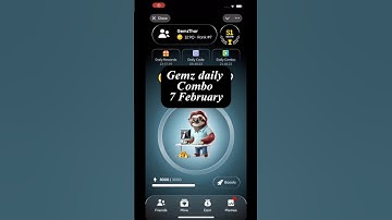 Gemz daily combo today 7 February | gemz daily combo card | today Combo gemz coin #shortvideo