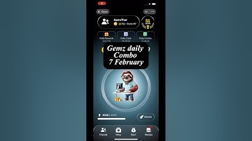 Gemz daily combo today 7 February | gemz daily combo card | today Combo gemz coin #shortvideo