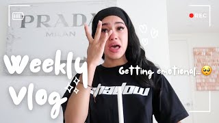 WEEKLY VLOG: CRYING ON CAMERA &amp; GETTING BACK ON TRACK!