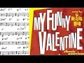 Jazz Piano - all levels - My Funny Valentine - chords - negative harmony JPC 191