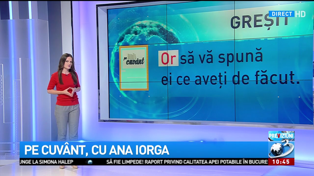 Pe cuvânt, cu Ana Iorga. Viitorul popular limba romana wikipedia