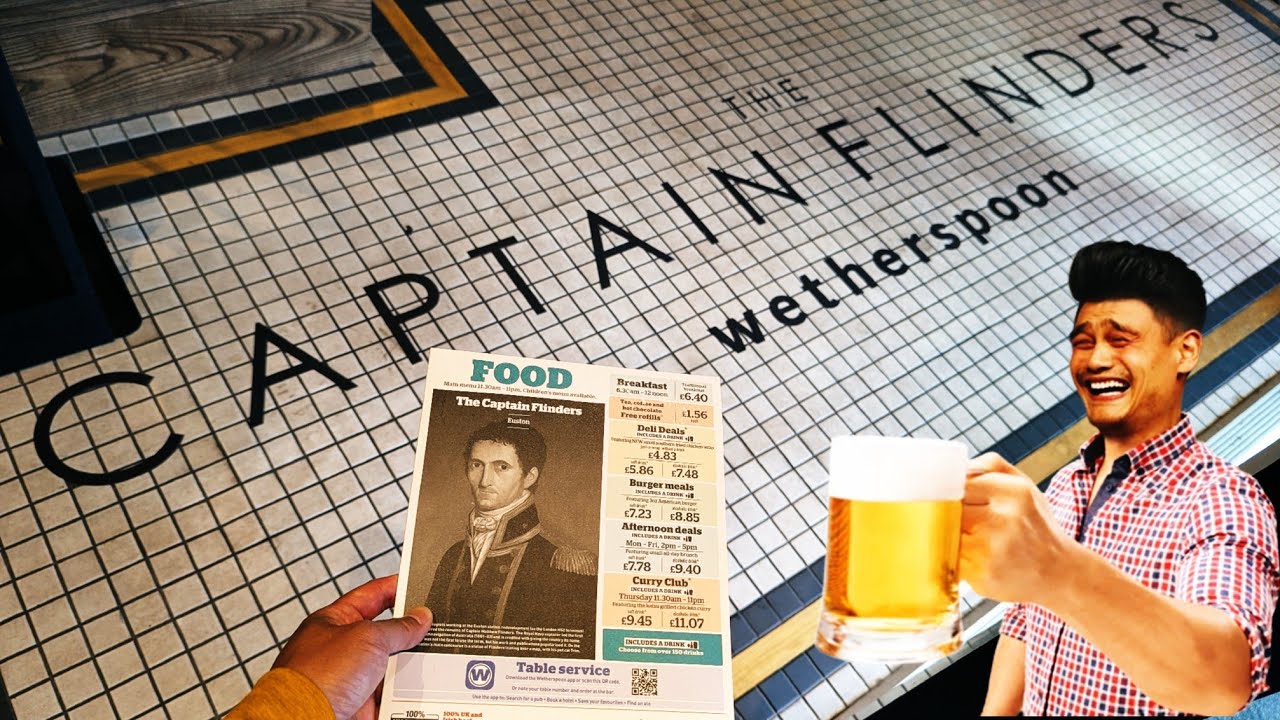@ 60 seconds guide to the Wetherspoon's latest branch in London, the Captain Flinders