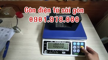 Hướng dẫn hiệu chuẩn cân điện tử JADEVER JWL 3kg, 6kg, 15kg, 30kg.
