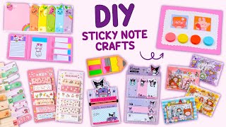 8 DIY STICKY NOTE CRAFTS - How To Make Sticky Notes - Cute School Supplies