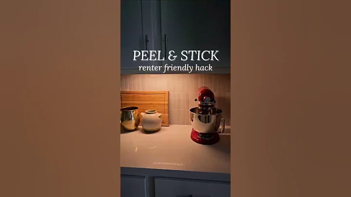 Watch Me Update My Backsplash with Peel & Stick Smart Tiles!