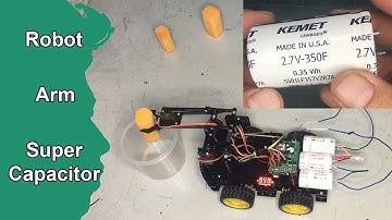 Siêu tụ điện và xe cánh tay Robot Arduino PS2 | NVK