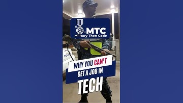 Real reason you can’t get a job in tech 🫵🏽 #militarythencode #tech
