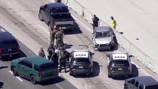Man in custody after police chase spans 3 counties