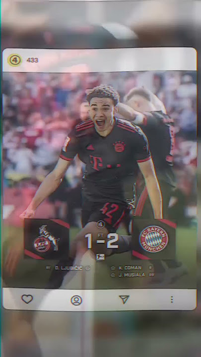 Gol penentu kemenangan Bayern Munchen dari Jamal musiala #shorts #bayern #jamalmusiala #jj