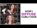 Tips for diffusing curly hair