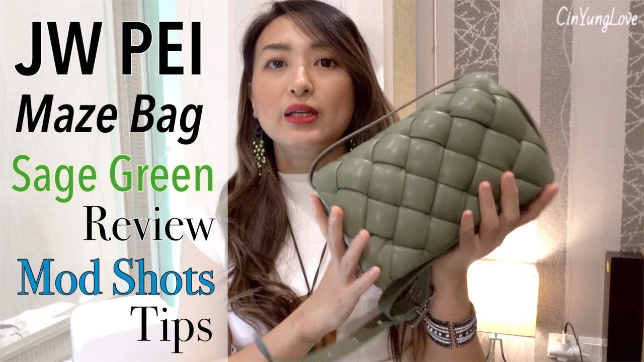 JW PEI MAZE BAG in SAGE GREEN  REVIEW TIPS AND MOD SHOTS [ENG] 