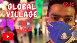 GLOBAL VILLAGE IN DUBAI || METRO || BUS || DESI FLYER || EP-10