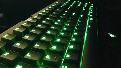 Razer BlackWidow Ultimate 2013 Unboxing