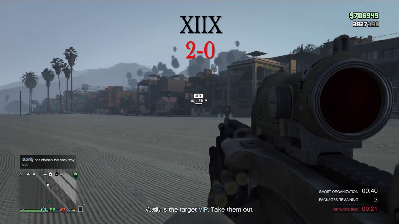 Freemode War ft v-RuthlessOpp-, CAOS, VEXI, XIIX & Randoms