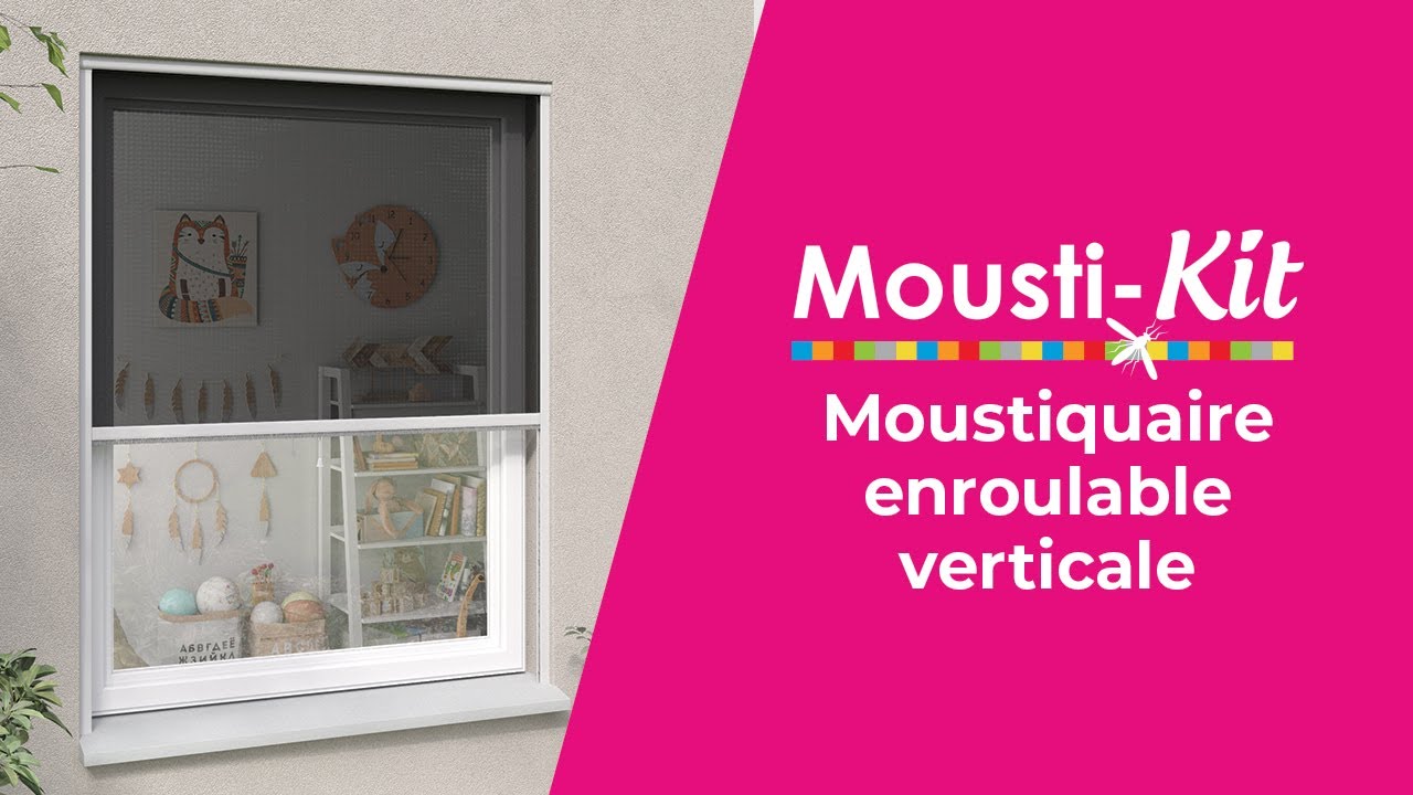 Moustiquaire enroulable verticale IRS-CE 140x250 cm Marron | Leroy Merlin