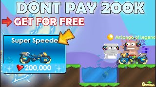 How to Get NEW Super Speeder + EQ Aura Without Paying 200.000 Gems! (WONDER WEEK) | GrowTopia screenshot 4