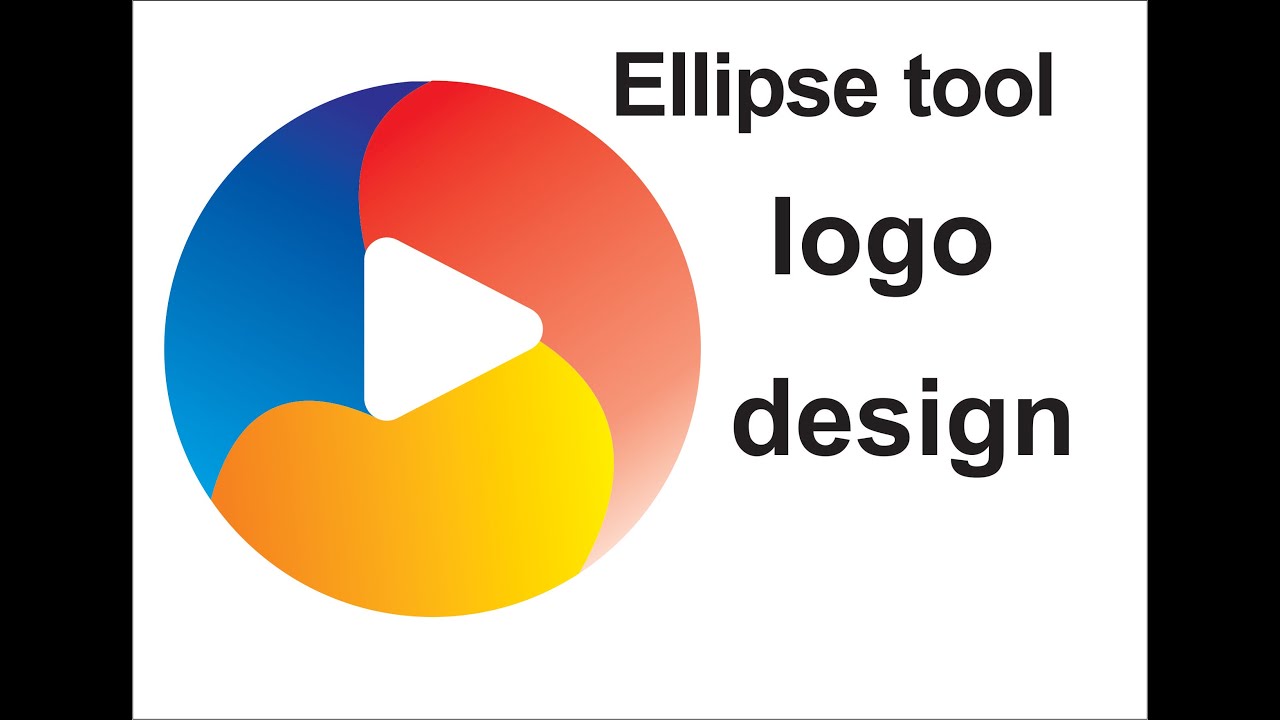 Ellipse tool logo dwsign coreldraw - YouTube