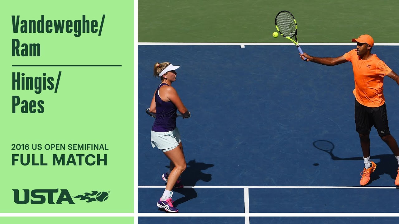 Vandewghe/Ram vs Hingis/Paes Full Match | 2016 US Open Round 2