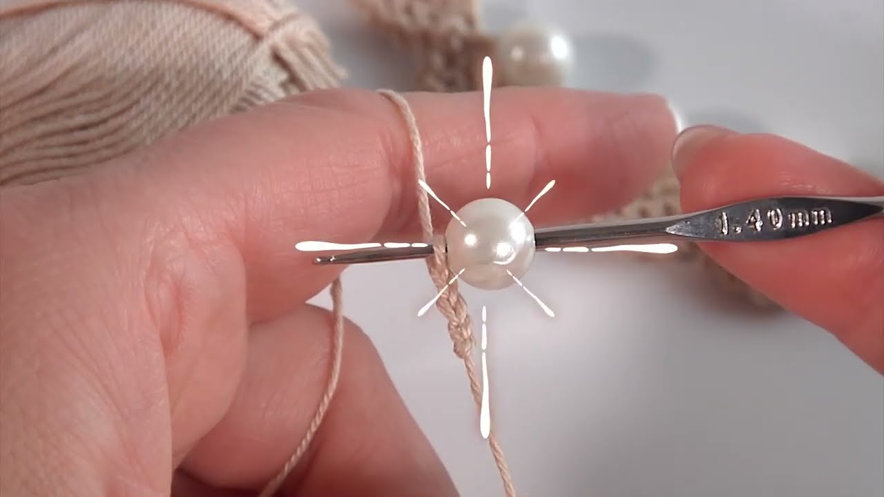 Alluring Crochet Tape with Beads/DEMO Version - YouTube