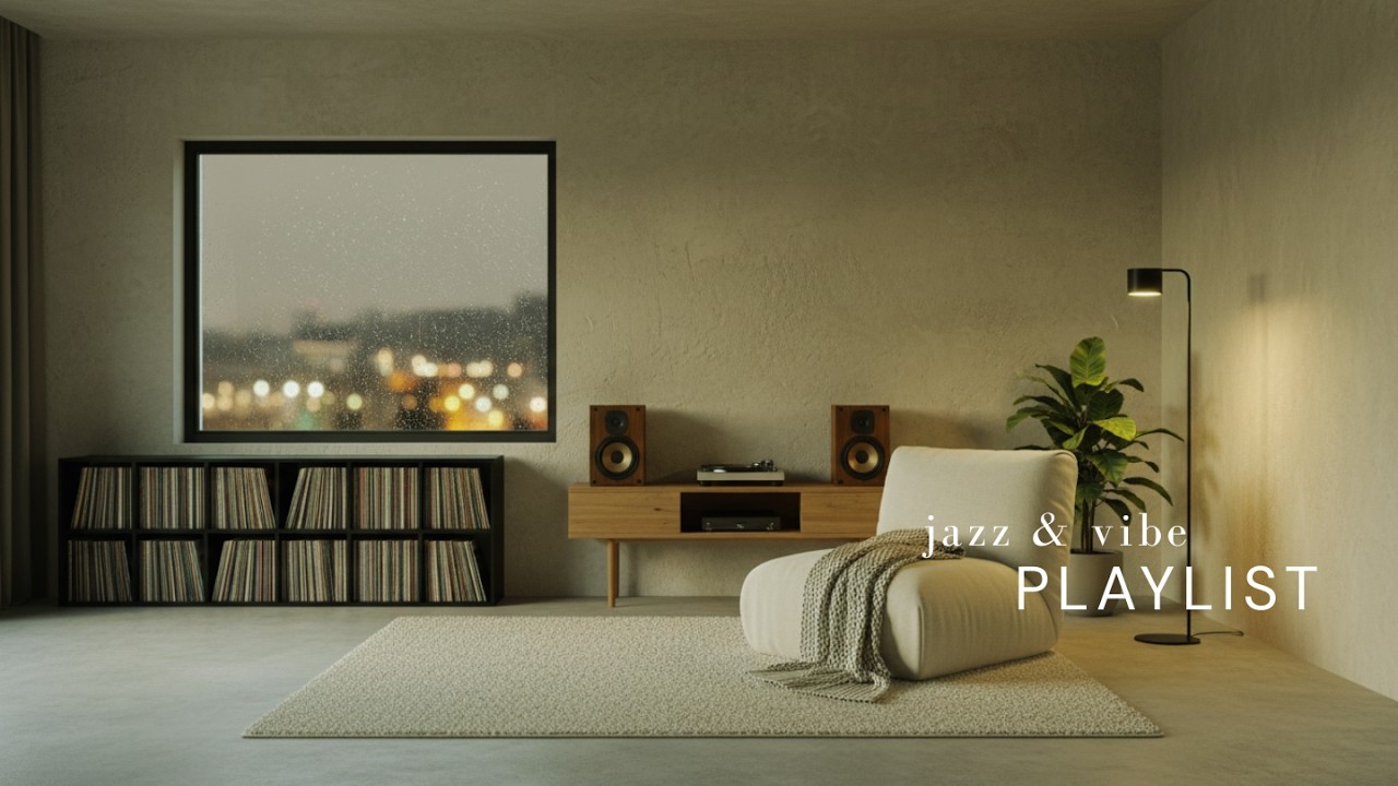 Playlist │ Jazz & Vibe for Calm City Evenings 🌆 Cozy Jazz to Unwind Indoors