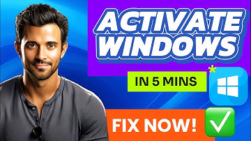 ✅ How to Activate windows 10/11 with out product key | 100% Legal Method & Working!