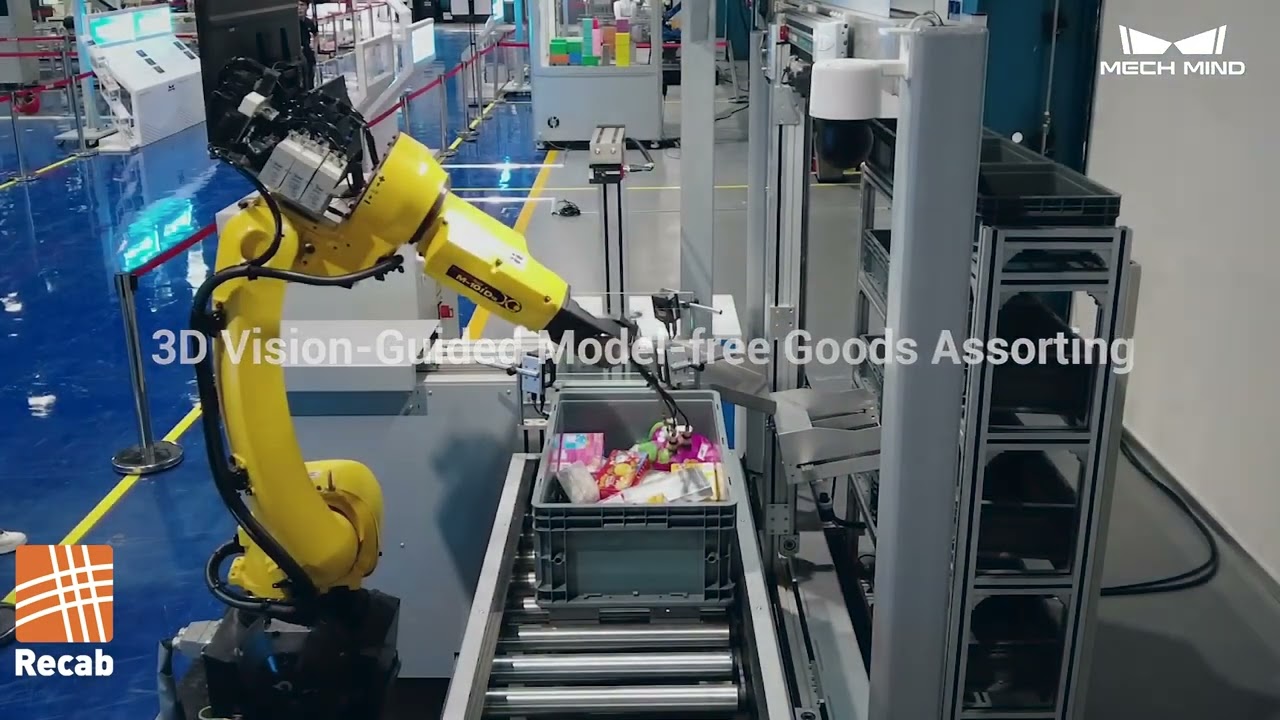 Recab:  Mech-Mind Industrial Camera 3D Logistics solutions - robotics