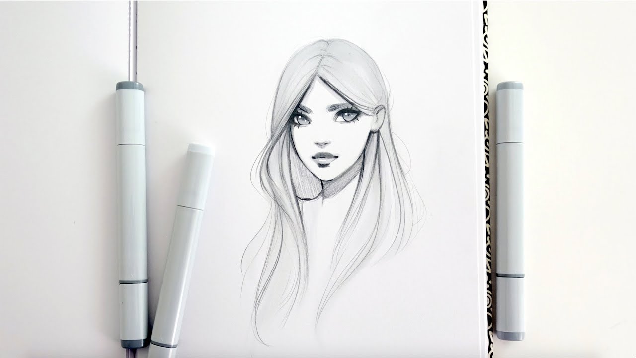Drawing Characters Three Copic Marker Sketches