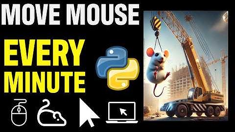 Python script to move mouse every minute
