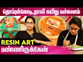 Pregnant ladies resin art   resin photo frame  sabari girija interview