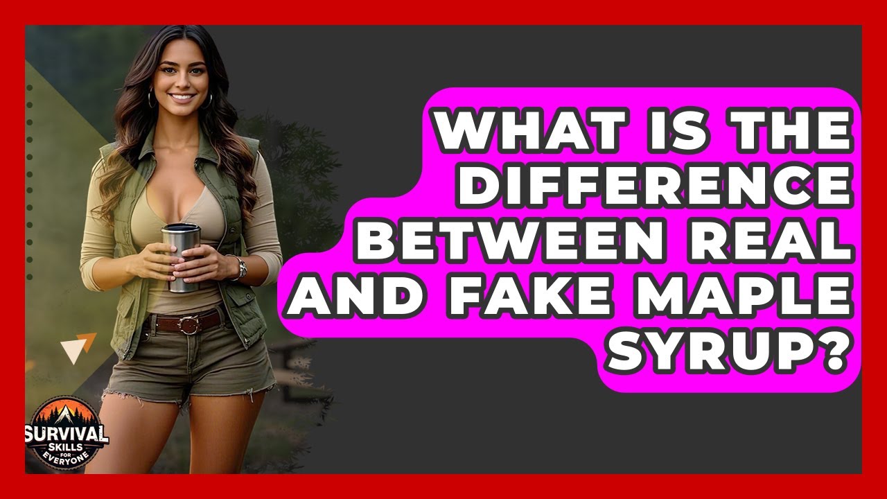 What Is The Difference Between Real And Fake Maple Syrup? - Survival Skills for Everyone