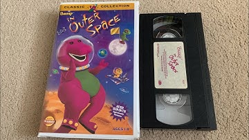 Opening And Closing To Barney In Outer Space 1998 VHS