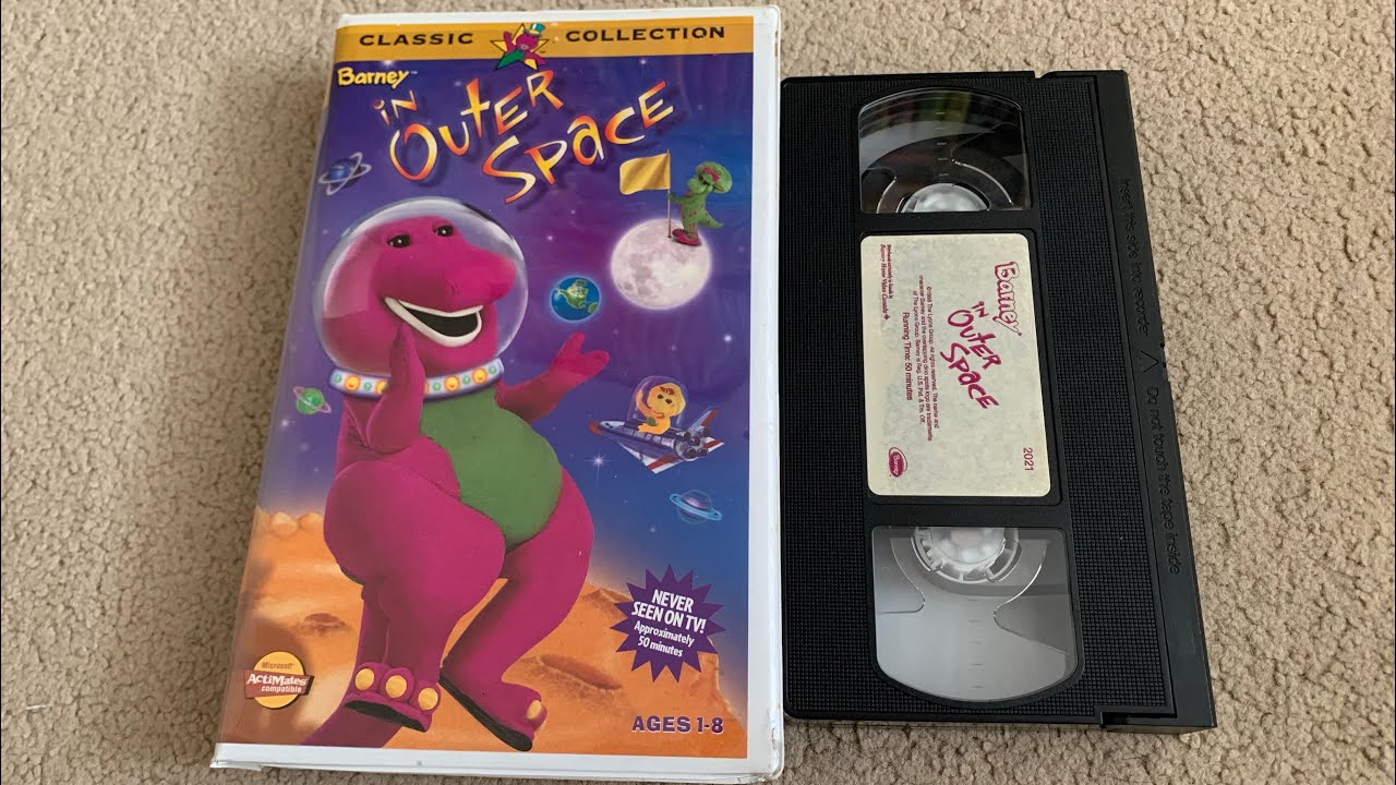 Opening and closing to barney in outer space 1998 vhs youtube