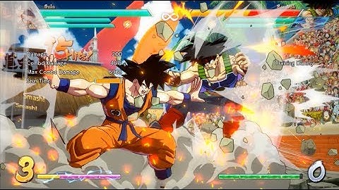 DBFZ Base Goku corner Loop with Kaioken x20