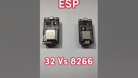 Diferencias entre Esp32 y Esp8266