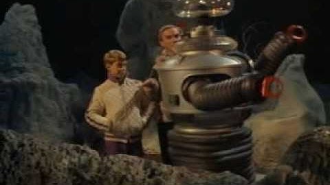 Lost in Space Robot Get Drunk.avi