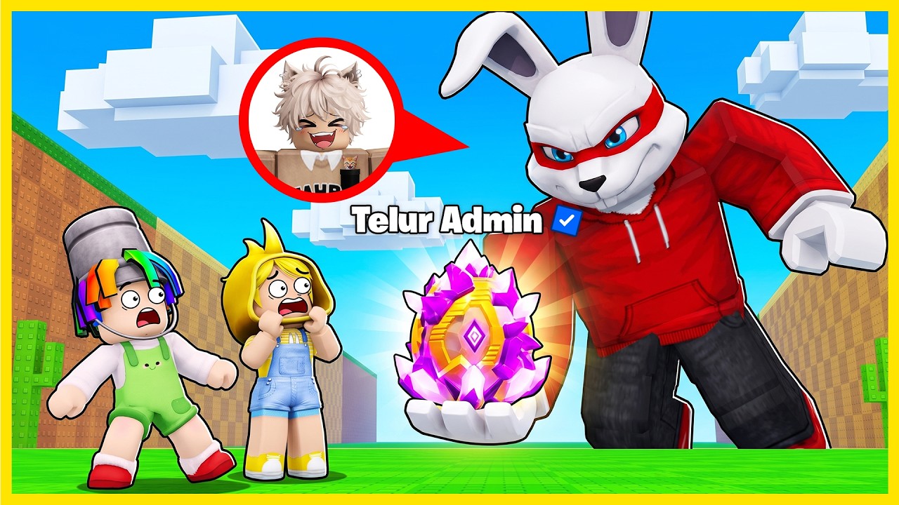 DUNDUN & LEMON KAGET! FAHREZAOS PRANK JADI OWNER DI STEAL AN EGG ROBLOX!