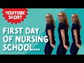 First day of nursing school shorts nursingstudent nursingschool nursing nclex
