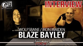 BLAZE BAYLEY - Live interview @Linea Rock 2023 by Barbara Caserta