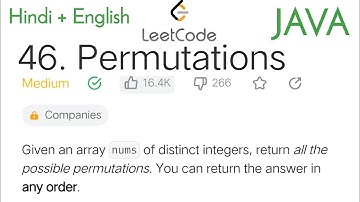 46. Permutations #leetcode using JAVA | Easy solution using BACKTRACKING | #interviewquestions