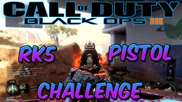 Black Ops 3 - RK5 Pistol Only Challenge - Team Deathmatch Multiplayer Gameplay (Call of Duty BO3)