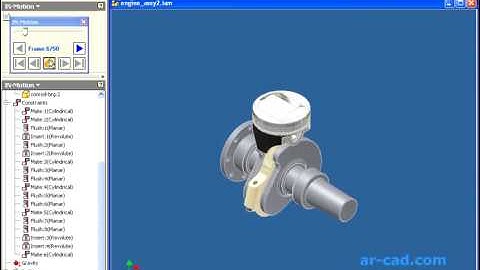 IN-Motion: Motion Simulation Addin for Autodesk Inventor: Tutorial 4