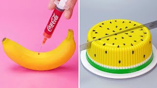 Homemade Dessert Recipe For Your Family | So Yummy Cake | Satisfying Cake Decorating Idea