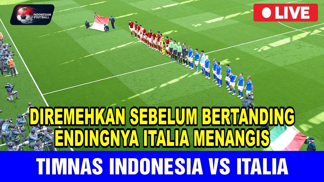 INDONESIA vs ITALIA‼️ HASILNYA DI LUAR NALAR 😱| Match Simulation