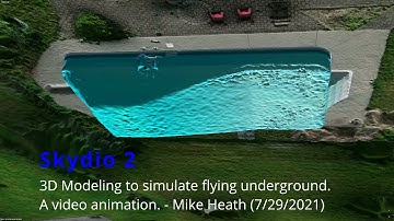 Skydio 2 - 3D Modeling and Animation to Simulate Flying Underground